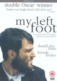 The cover of the film My Left Foot, based on Brown's life